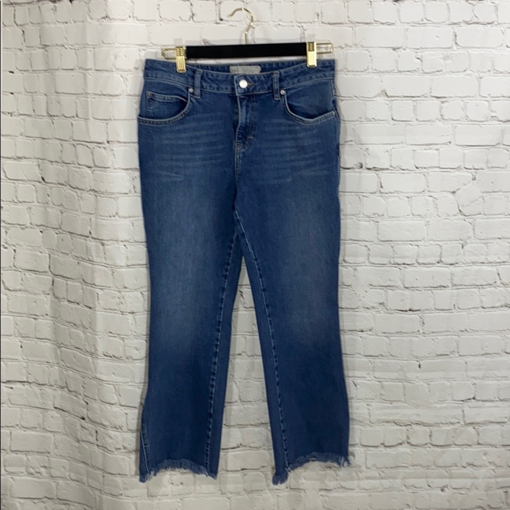 Free People Cropped High Rise Jeans